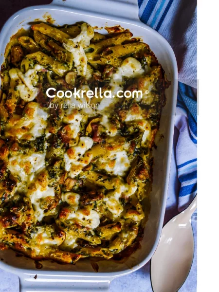 Creamy Mushroom and Spinach Pasta