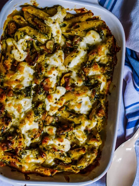 Creamy Mushroom and Spinach Pasta Recipe
