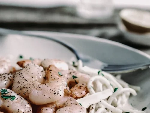 One-Pot Lemon Garlic Shrimp Pasta