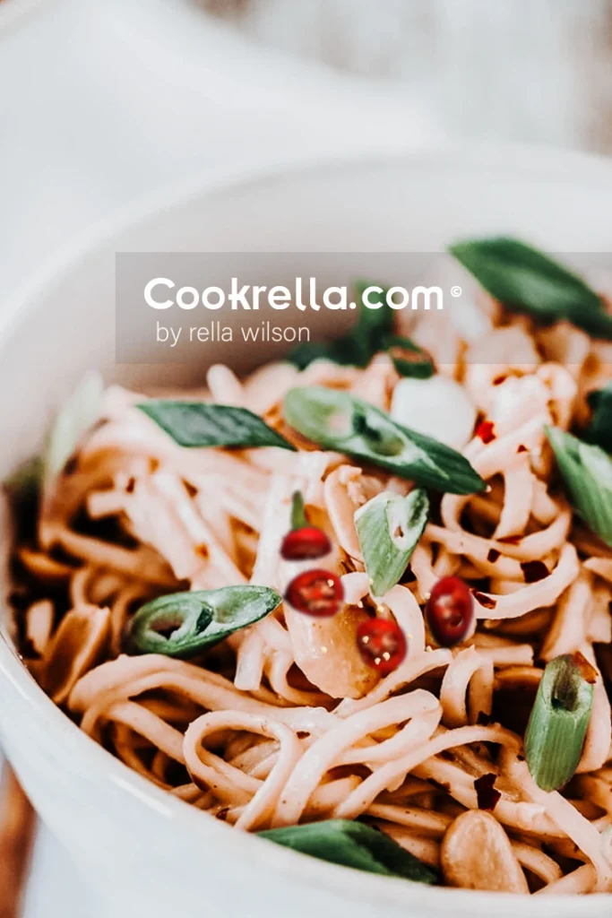 Spicy Thai Peanut Chicken Noodles