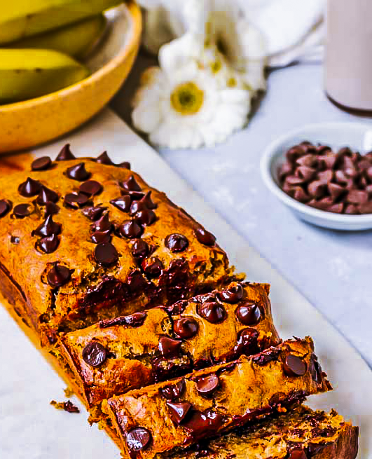 Chocolate Chip Banana Bread Recipe
